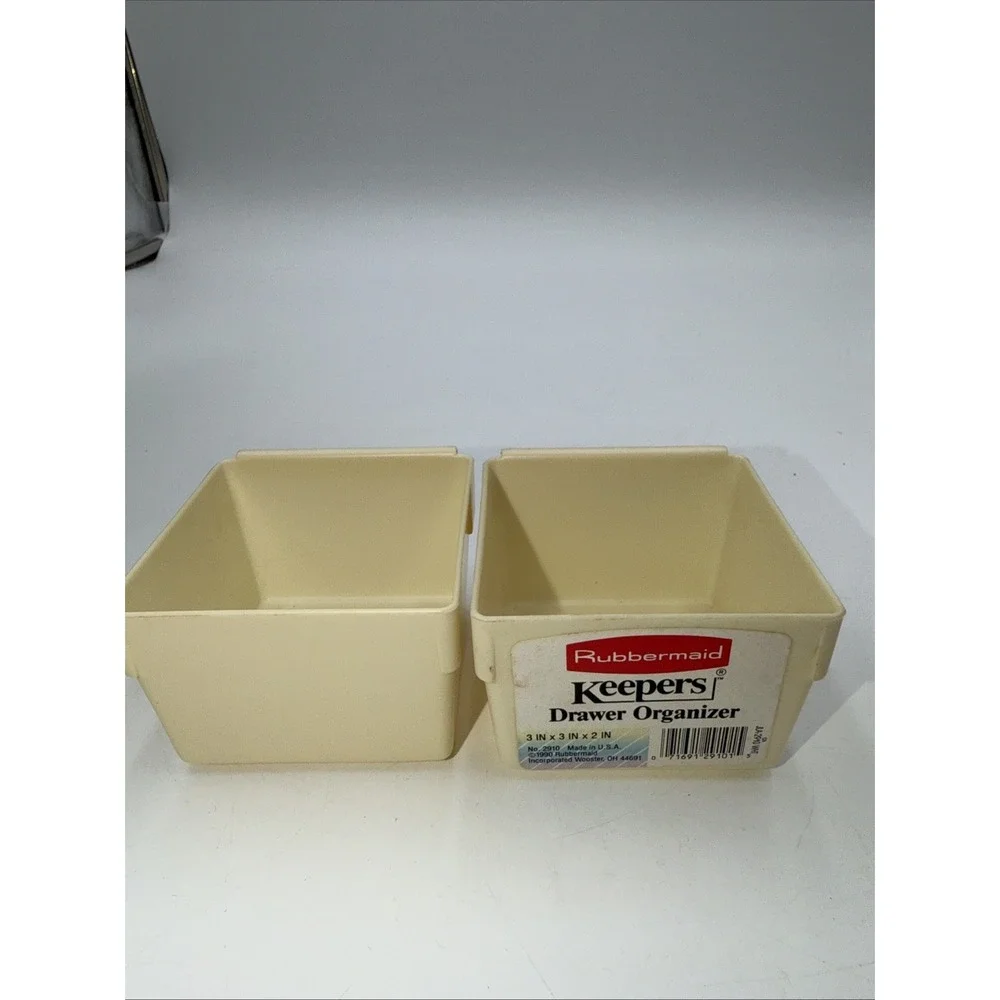 Vintage Rubbermaid Drawer Organizer 2910 White 3